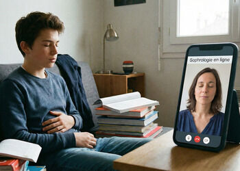 Pratique de la sophrologie en ligne :